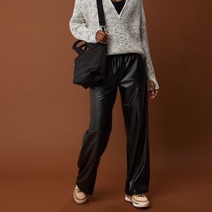 Aerie Real Luxe Faux Leather Pant